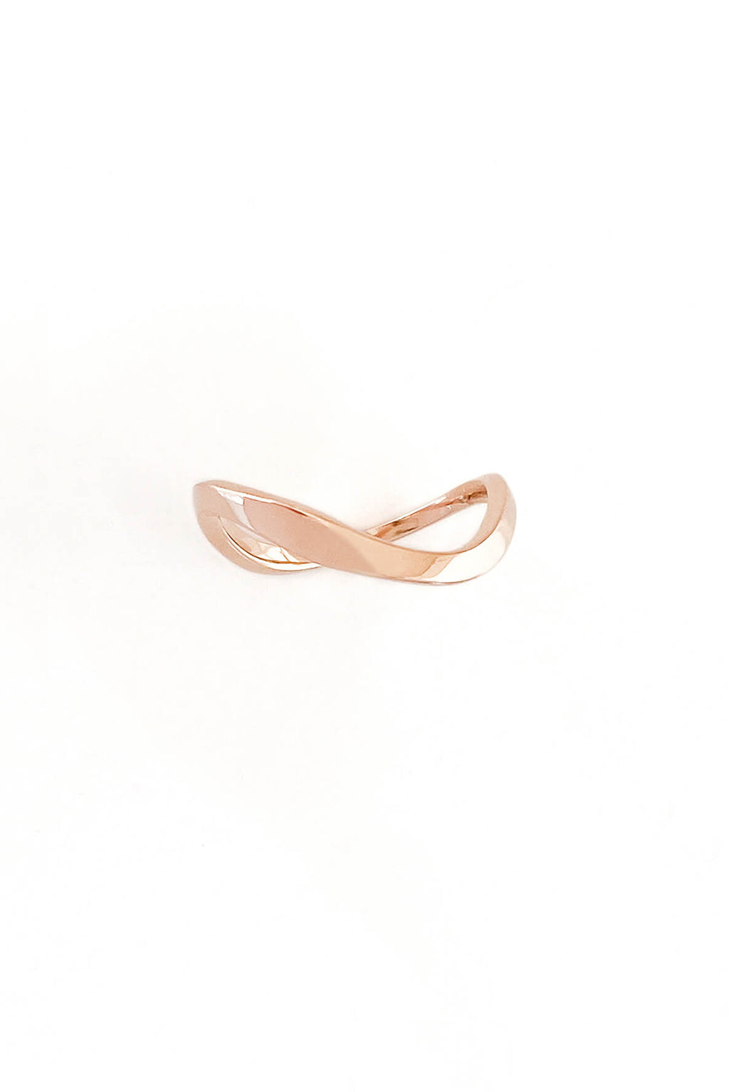 Wave Band gold ring