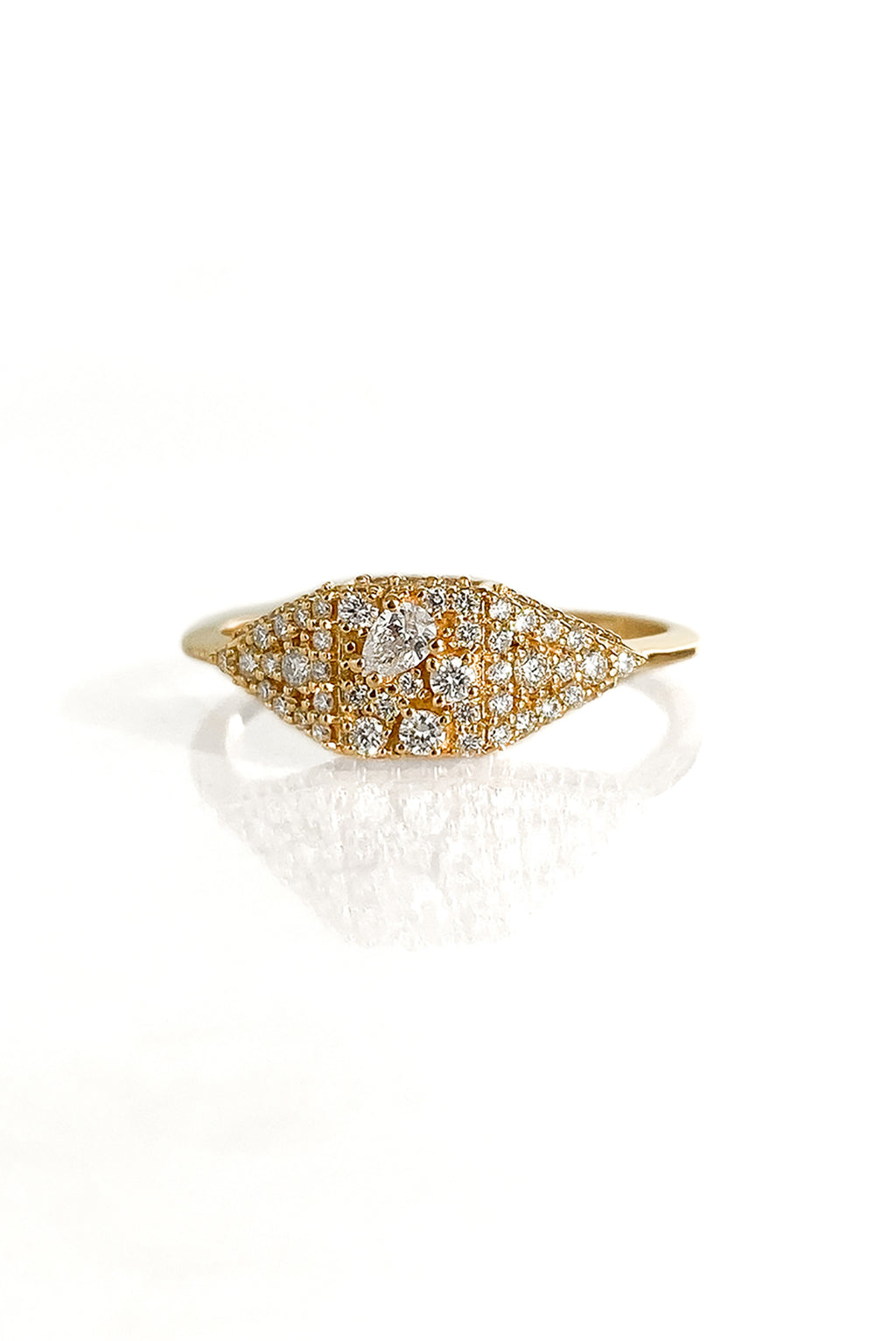 Bague Signet diamonds