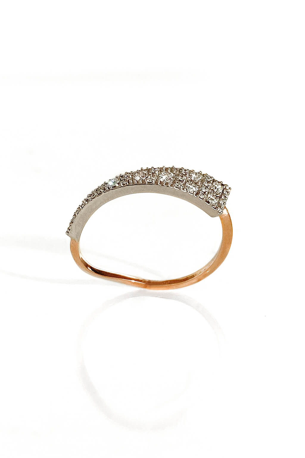 Big Irregular Wife gold ring