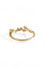 Small Rain gold ring