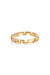 Small Brick diamonds gold ring