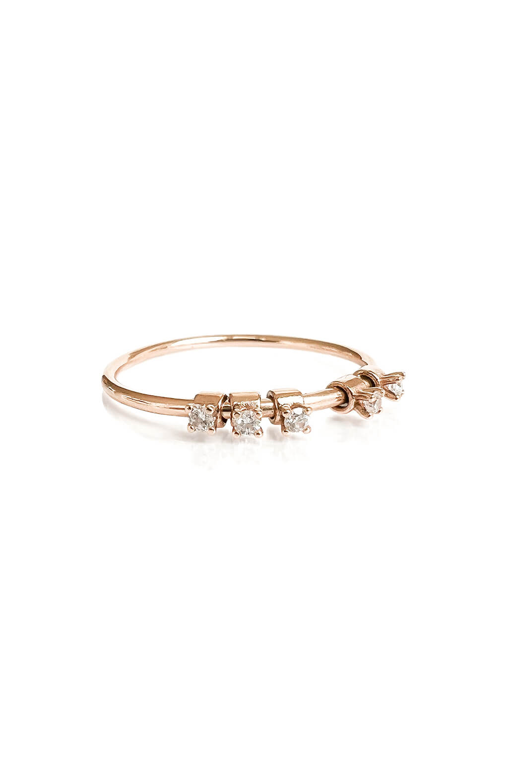 Bague 5 Mobile Bites en or