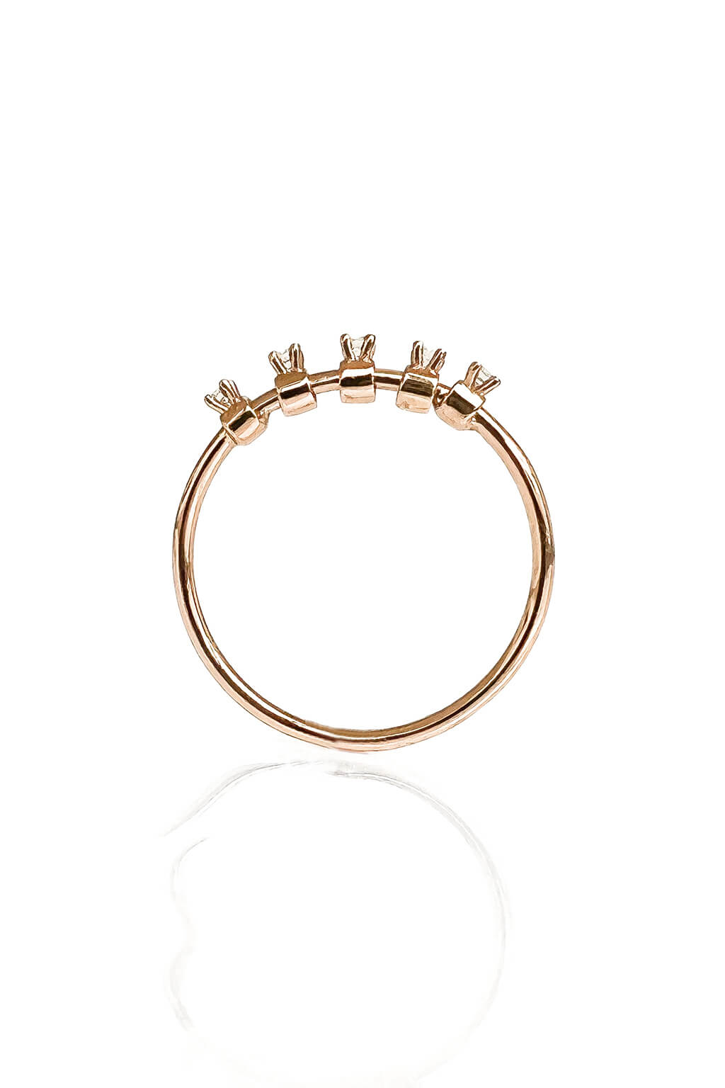Bague 5 Mobile Bites en or