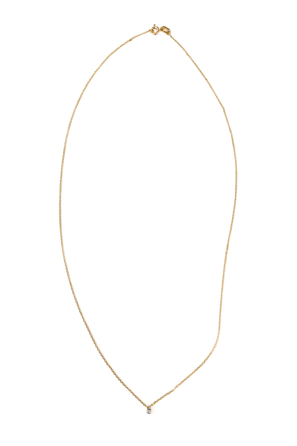Collar Minibox de oro amarillo y blanco