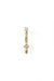 mini sword baguette gold earring