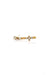 mini sword baguette gold earring
