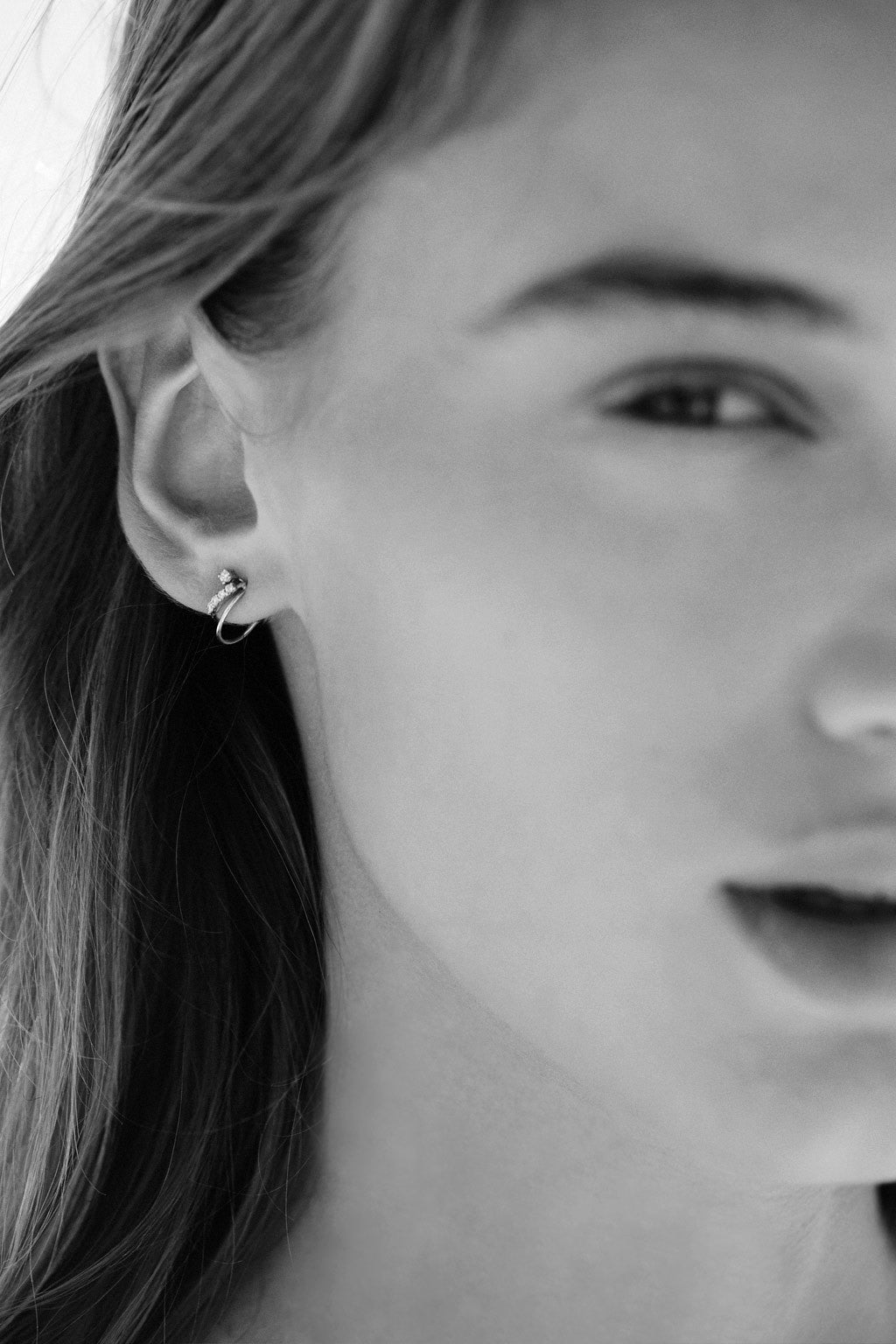 Boucle d'oreille Mixing Two en or