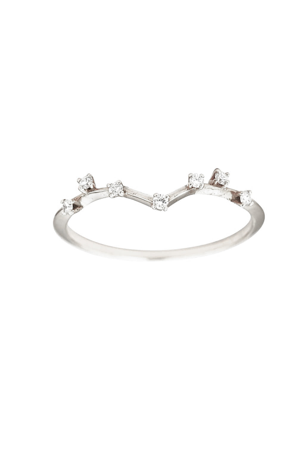 Nature A 1'3 mm diamonds gold ring