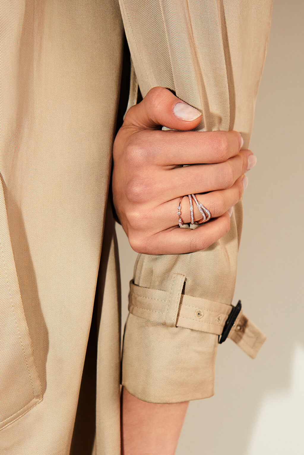 Bague 5 Mobile Bites en or