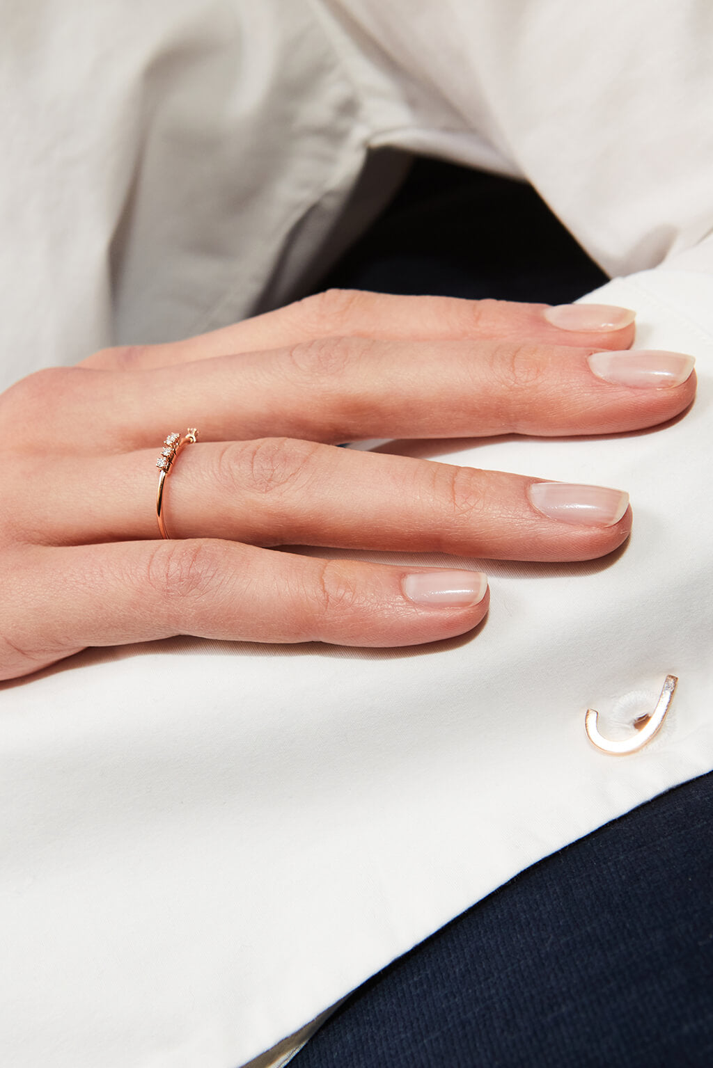 Bague 5 Mobile Bites en or