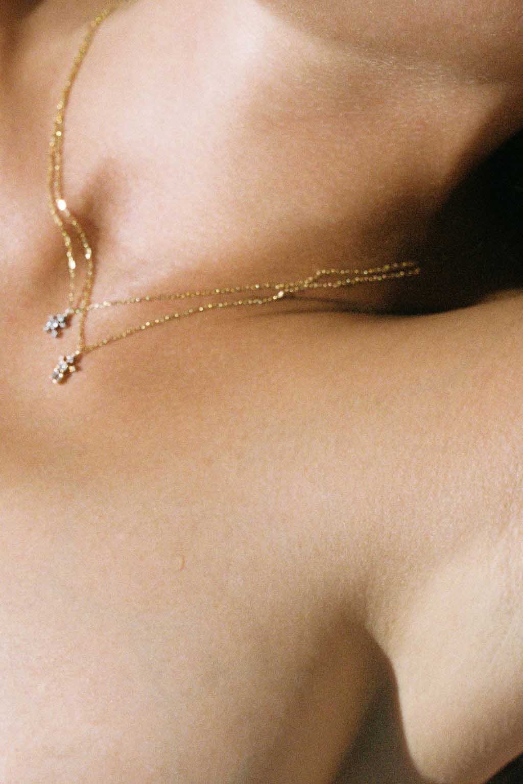 Little Man gold necklace
