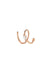 Boucle d'oreille Snake Marquise en or