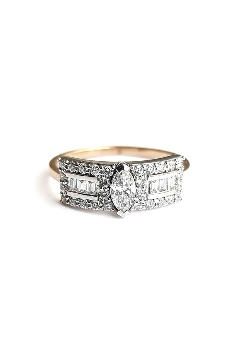 Bague Second Wife Big Marquise en or