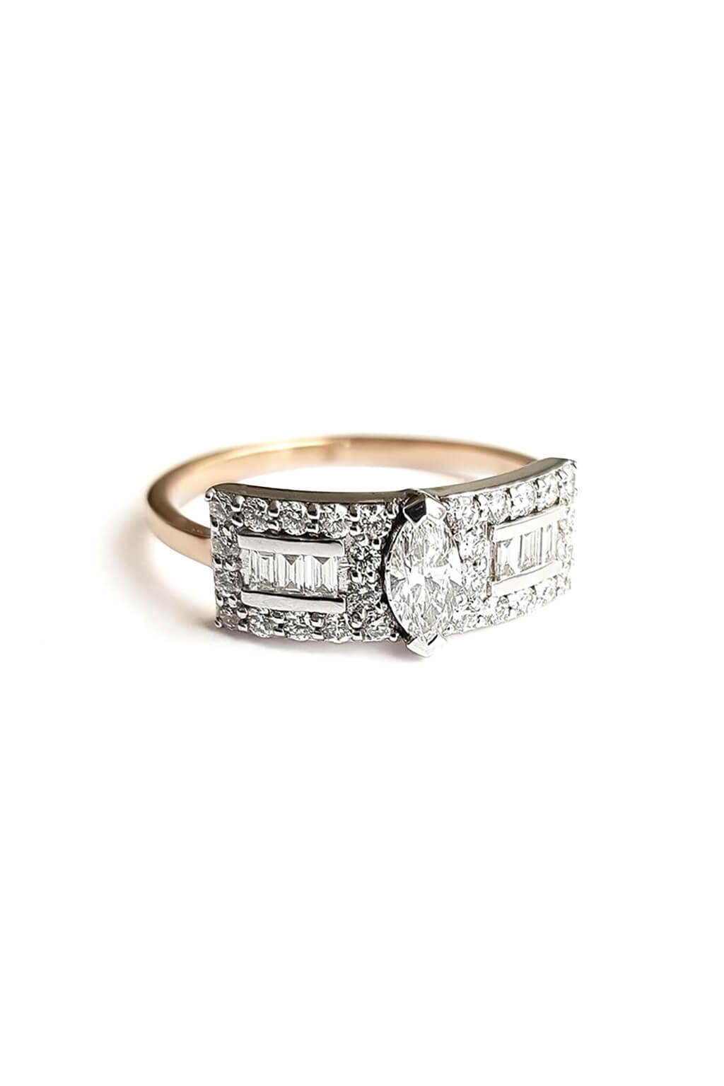 Bague Second Wife Big Marquise en or