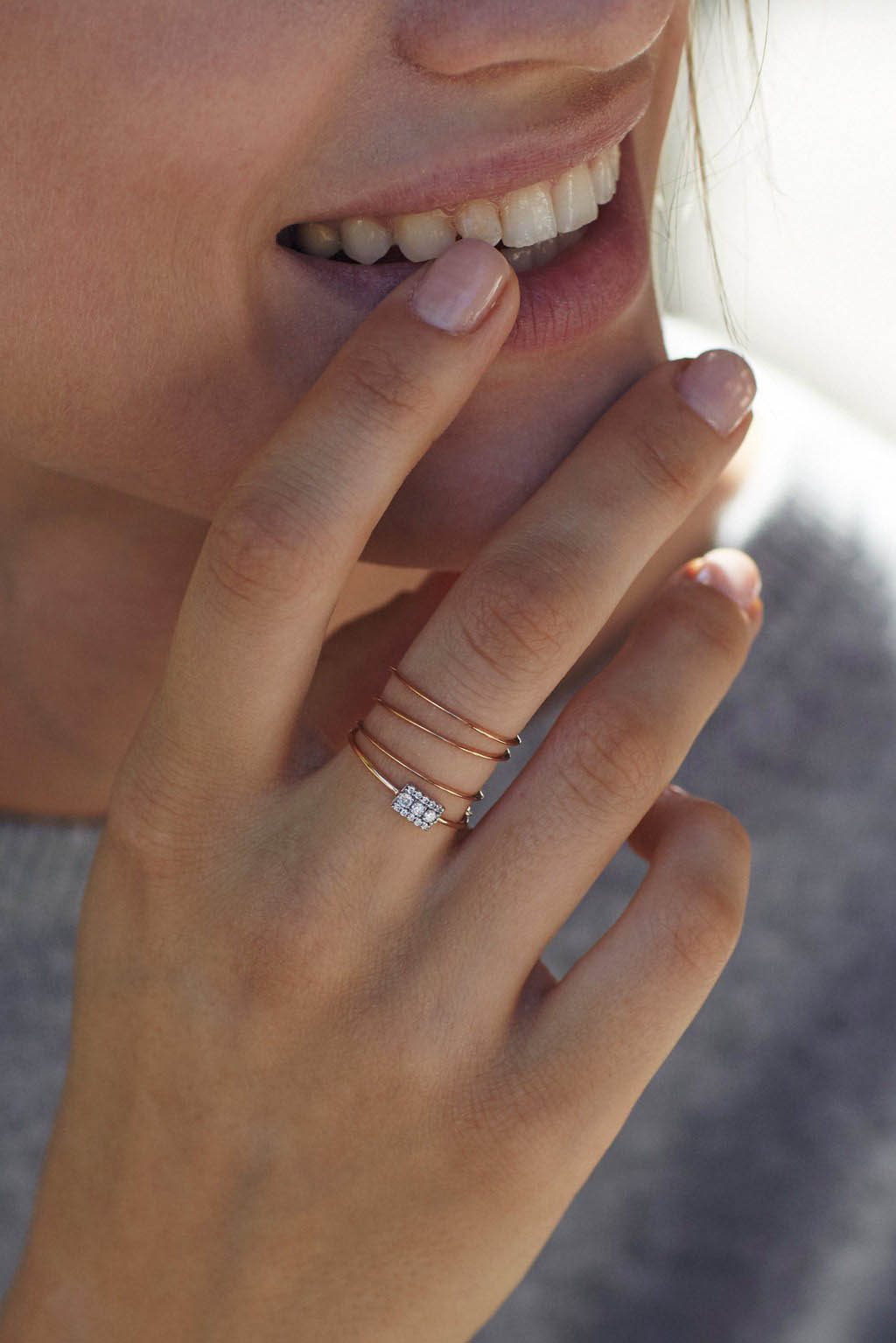 Anillo Wife en oro rosa