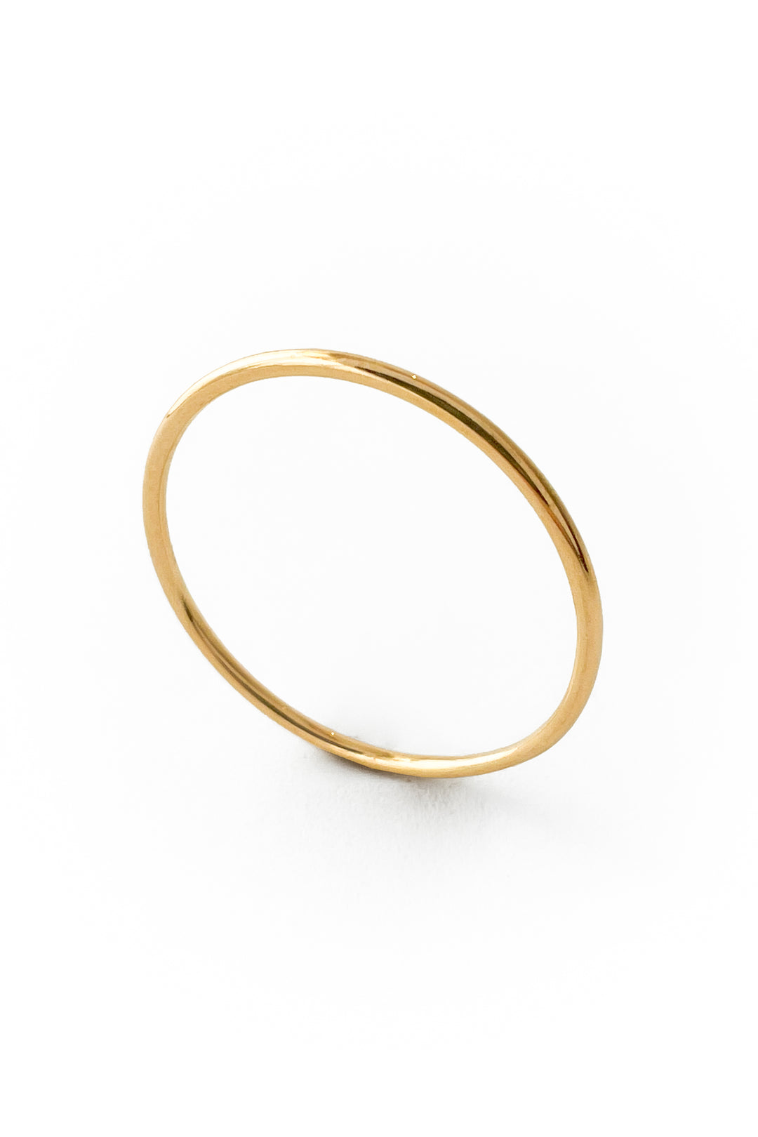 Anillo Hilo sencillo de oro de 0'9 mm