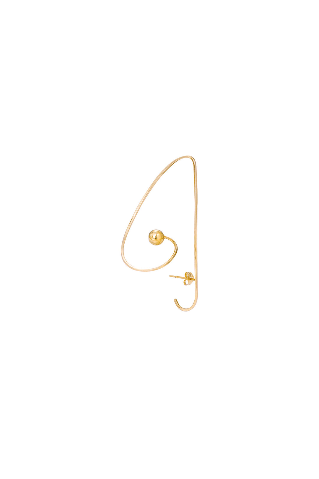 Pendiente Clef de oro