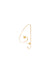 Pendiente Clef de oro