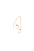 Pendiente Clef de oro