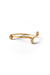 Curved Diamonds 18k gold ring