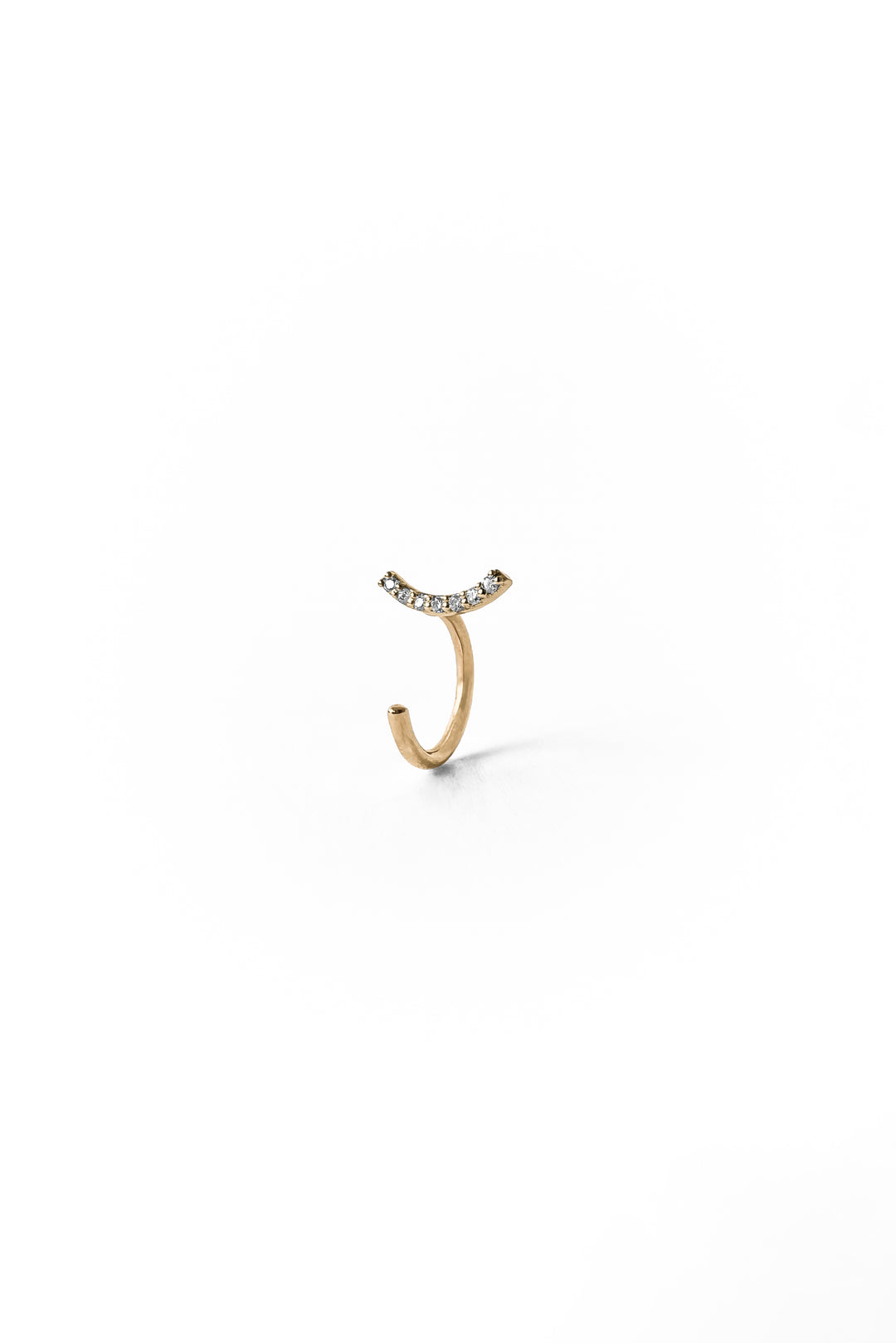 Piercing Curved diamonds en or