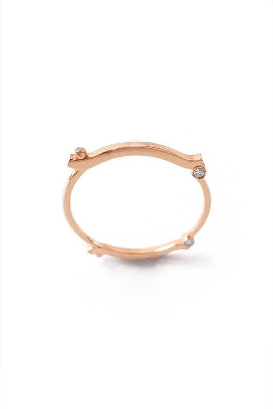 Eastern 18K gold ring