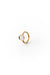 3 mm Eye diamond gold earring