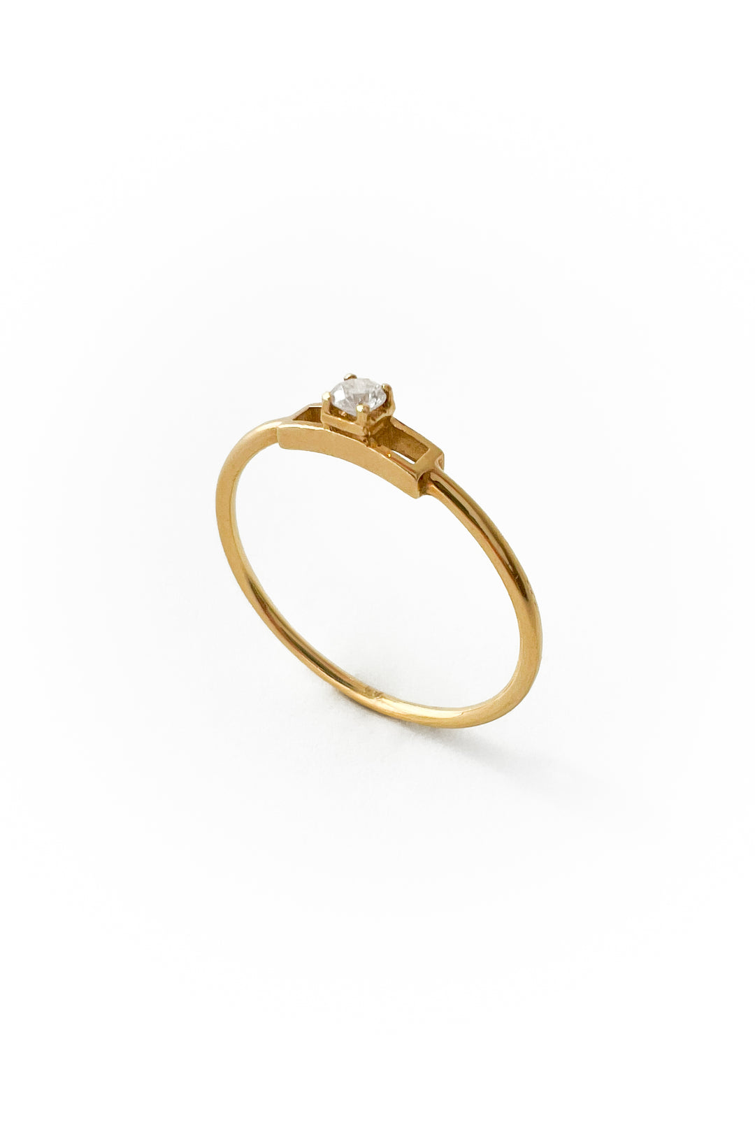 Anillo Frame Diamond de oro