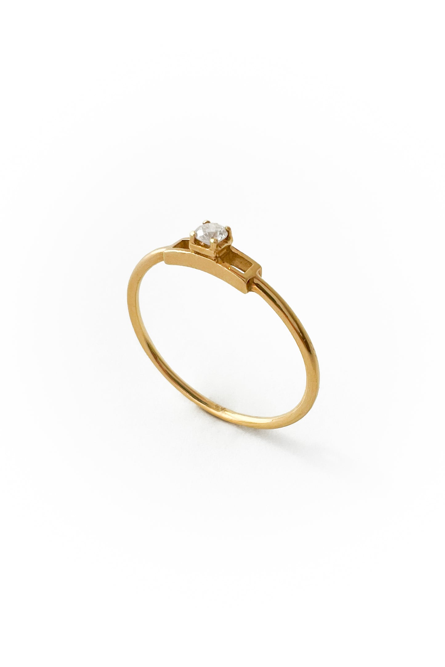Anillo Frame Diamond de oro
