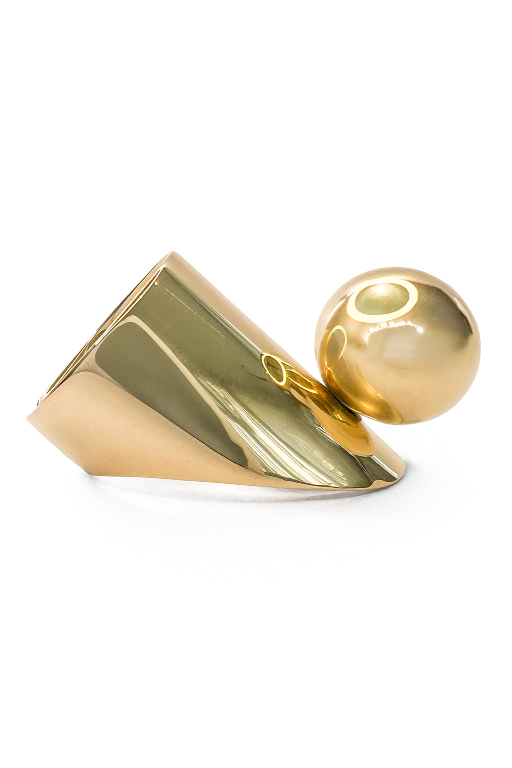 Hugger Band Sphere Ear cuff / Ring