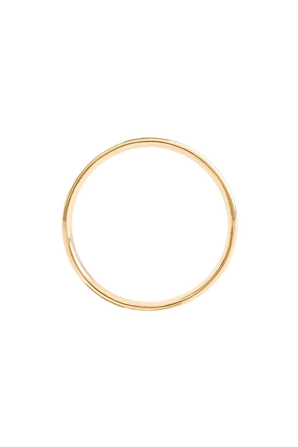 Anillo Hilo Sencillo de oro de 1 mm