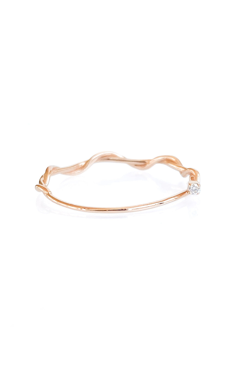 Anillo Small Miki diamante 1,3mm de oro