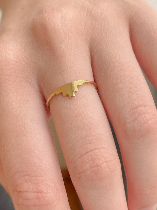 Anillo Navajo de oro