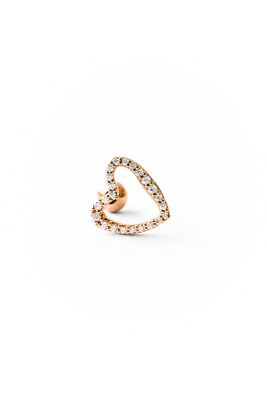 Boucle d'oreille Love Bubble diamonds en or