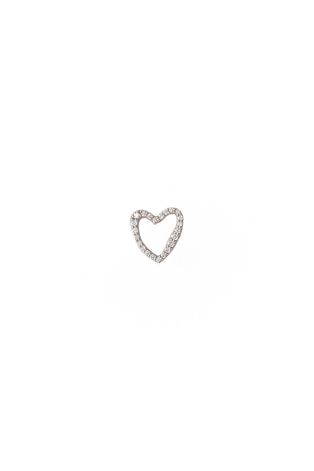Love Bubble diamonds gold earring