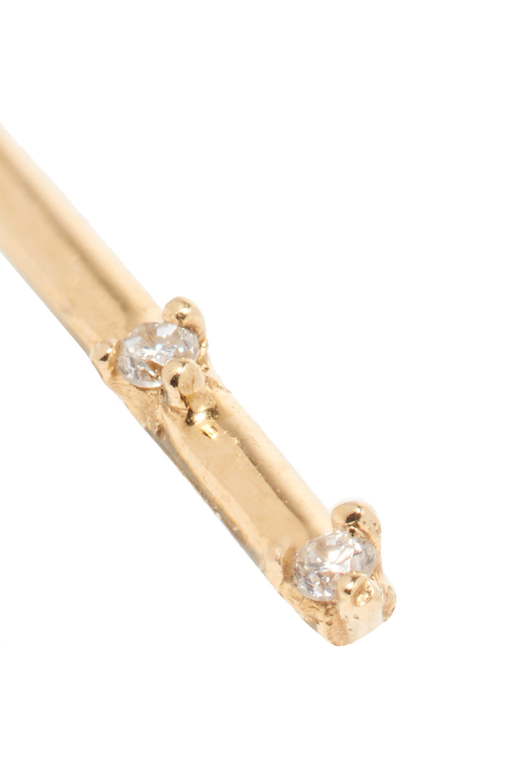 Pendiente Line de oro