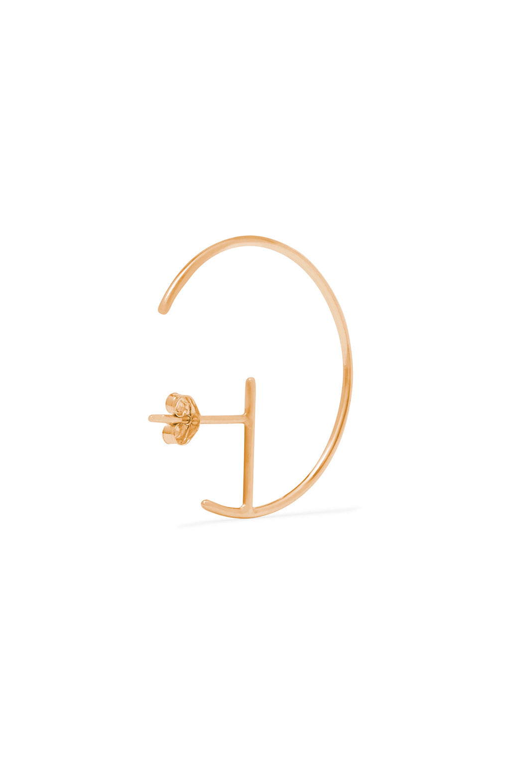 Pendiente Radius de oro 