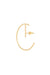 Pendiente Radius de oro 