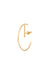 Pendiente Radius de oro 
