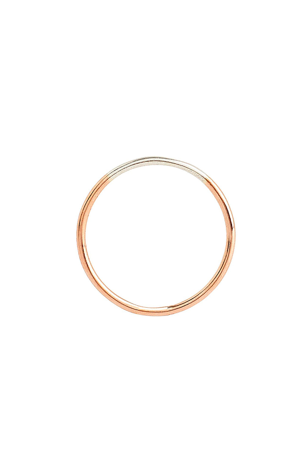 Anillo Rainbow 1 mm en oro