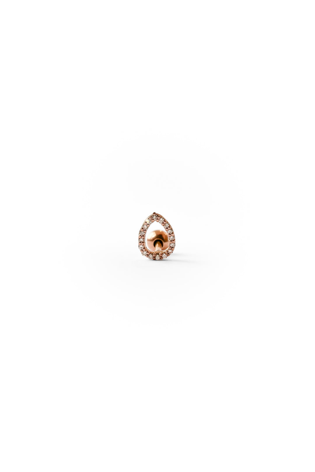 Boucle d'oreille Small Bubble diamonds en or
