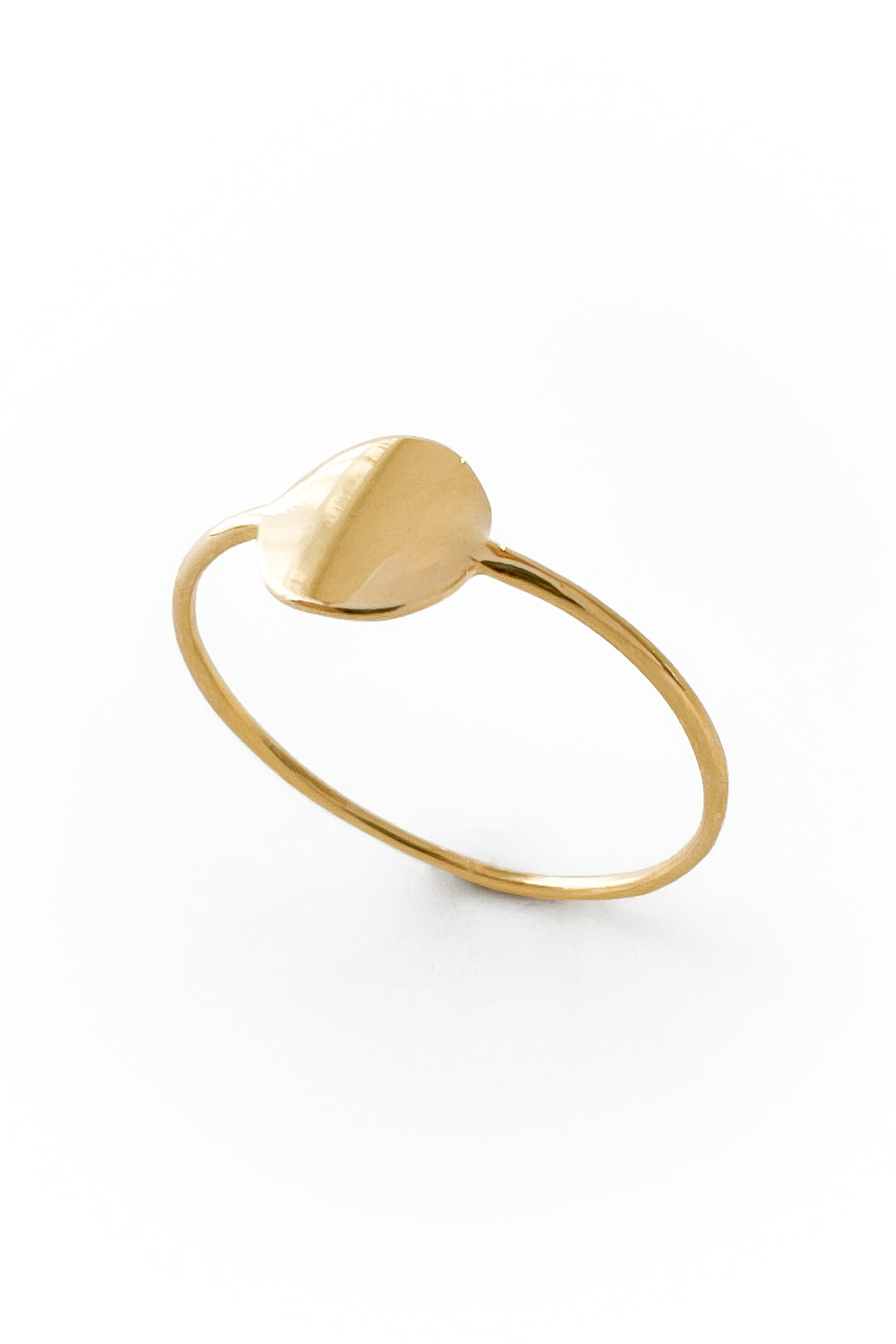 Anillo Sequin de oro