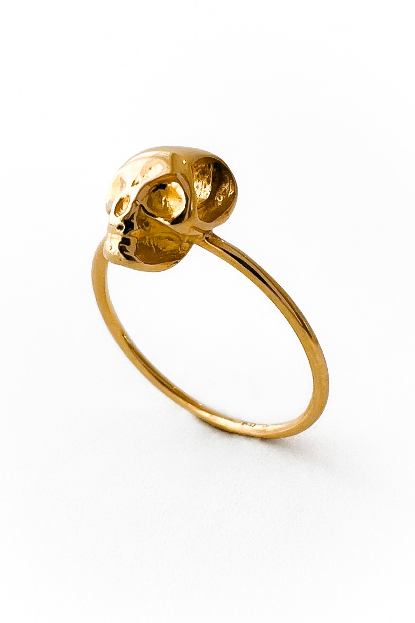 Anillo Skull de oro