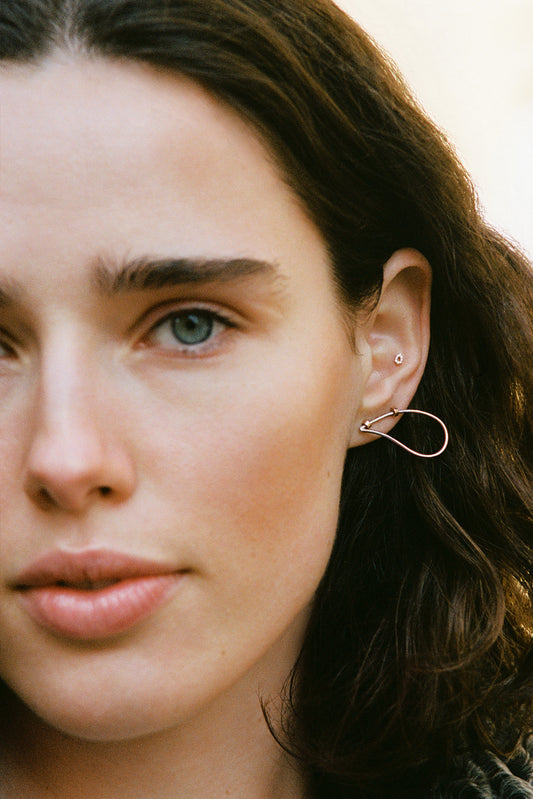 Boucle d'oreille Small Mixed Drop en or