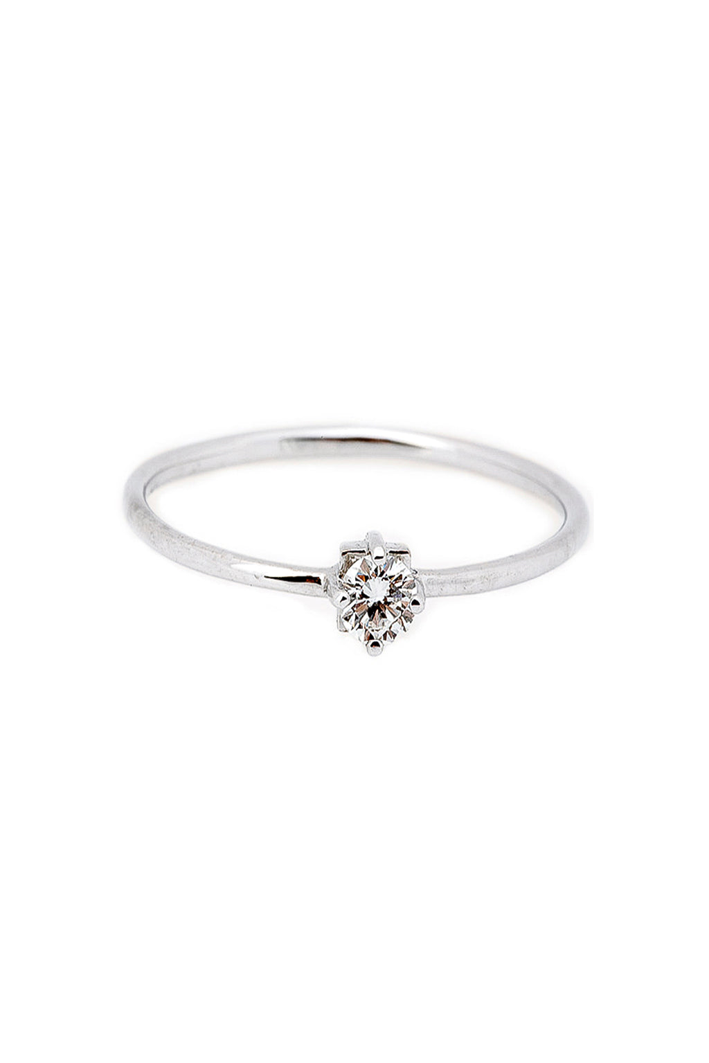 Anillo Stone de oro blanco