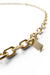 Thick gold necklace