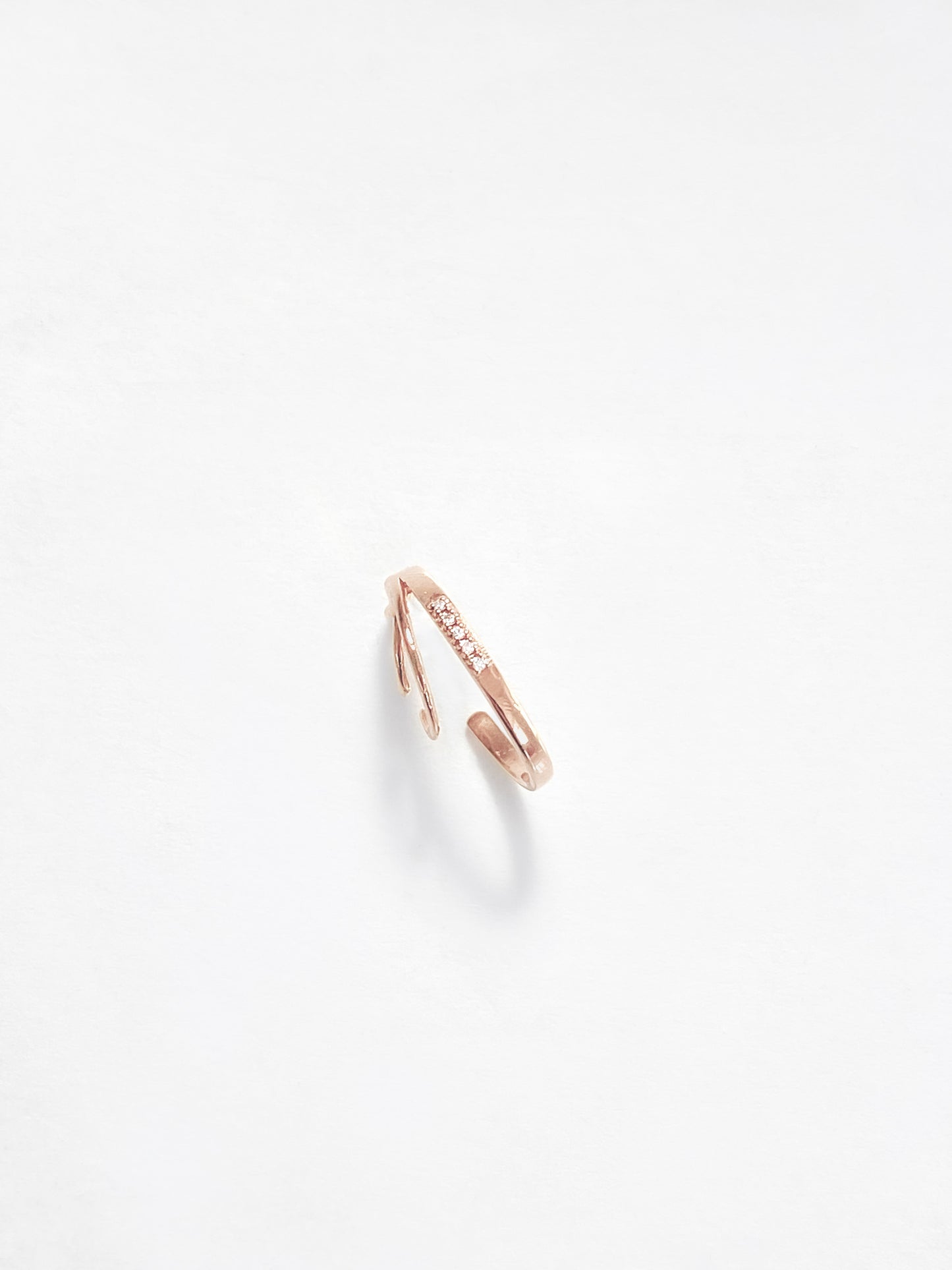 Pendiente Three bangles diamonds de oro