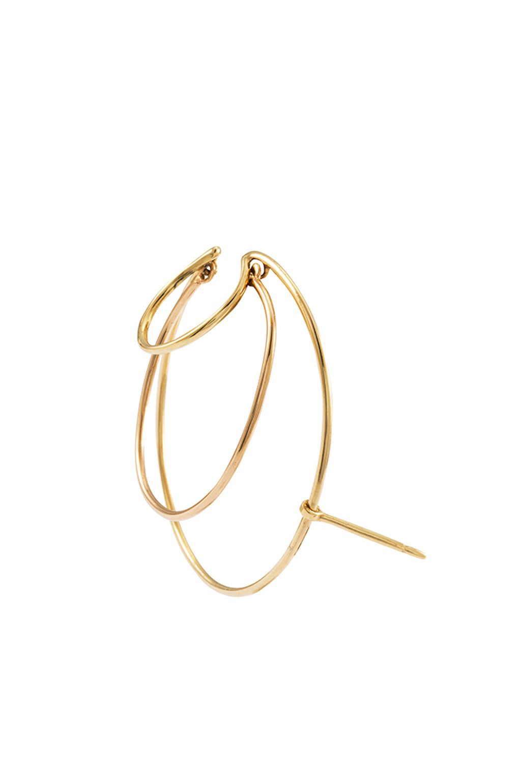 Pendiente Triple bangle de oro