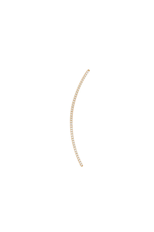 Pendiente Arch diamonds de oro