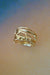 Root of gold III , Corona 14k gold rings